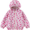 Nova Reversible Windbreaker, Pink Bowtie - Jackets - 1 - thumbnail