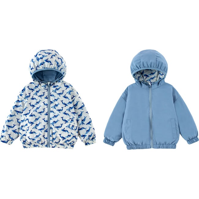 Nova Reversible Windbreaker, Blue Whale