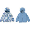 Nova Reversible Windbreaker, Blue Whale - Jackets - 2