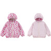 Nova Reversible Windbreaker, Pink Bowtie - Jackets - 2