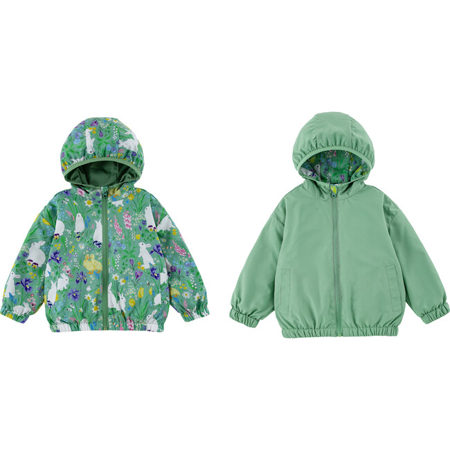 Nova Reversible Rainresistant Windbreaker, Easter Bunny - Jackets - 2