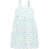 Kids Woven Tank Sundress In Rainbow Fish, Saltwater Rainbow Swimming Fish - Dresses - 1 - thumbnail