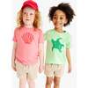 Kids Seashell Tee, Guava Sea Shell - T-Shirts - 4