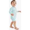 Baby One-Piece Rash Guard In Rainbow Fish, Mist Rainbow Swimming Fish - Rash Guards - 2