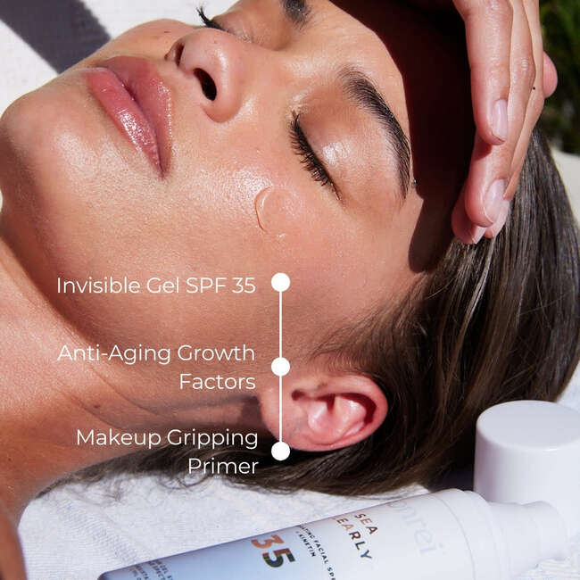Sea Clearly Hydrating SPF 35+ Kinetin-Growth Factor Clear Face Sunscreen Primer - Sunscreens - 2