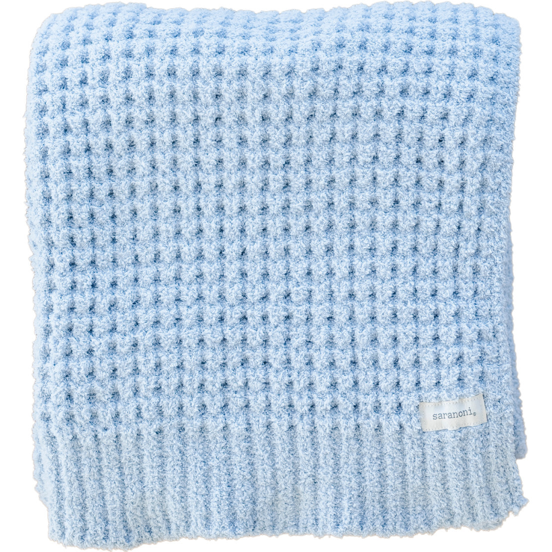 Waffle Knit Toddler, Blue Jay - Blankets - 1