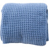 Waffle Knit Throw, Oxford - Blankets - 1 - thumbnail