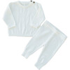 Heirloom Baby Outfit, Cream - Two Pieces - 1 - thumbnail