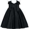 Palermo Satin Dress, Black - Dresses - 1 - thumbnail