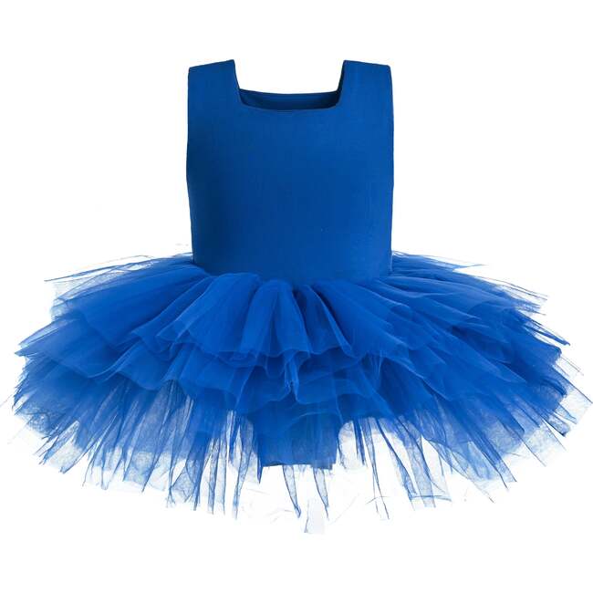Layered Leotard, Royal Blue