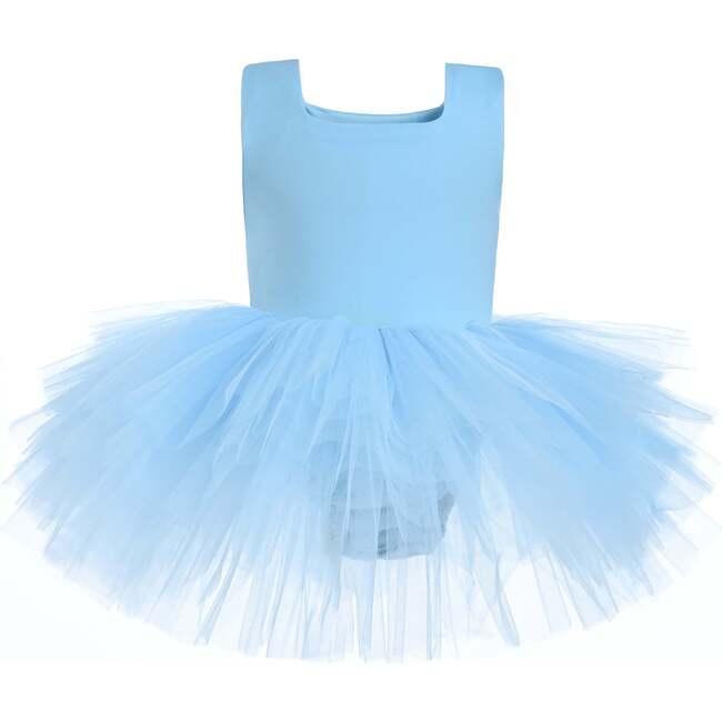 Layered Leotard, Light Blue