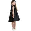 Palermo Satin Dress, Black - Dresses - 3