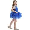 Layered Leotard, Royal Blue - Tutus - 3