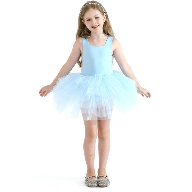 Layered Leotard, Light Blue - Tutus - 2