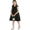 Palermo Satin Dress, Black - Dresses - 4