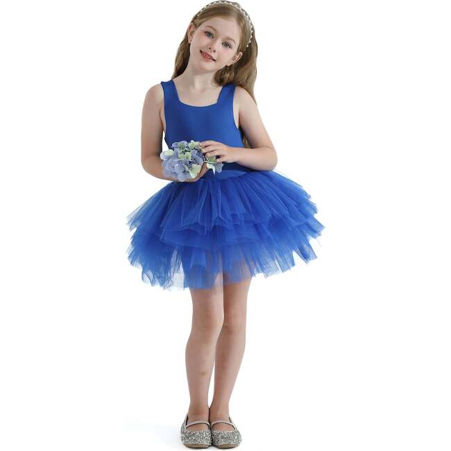 Layered Leotard, Royal Blue - Tutus - 5
