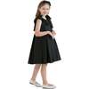 Palermo Satin Dress, Black - Dresses - 5