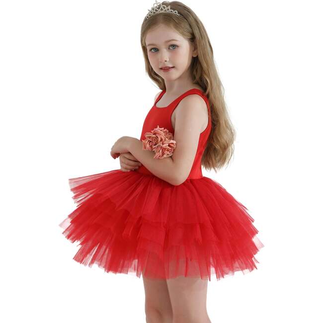 Layered Leotard, Red - Tutus - 6