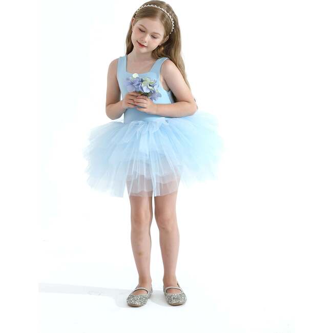 Layered Leotard, Light Blue - Tutus - 5