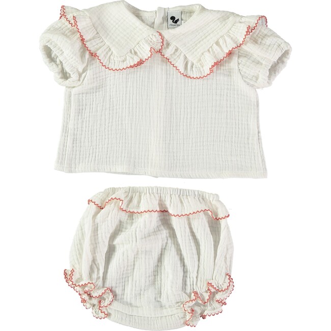 Vespa Baby Blouse White - Blouses - 2