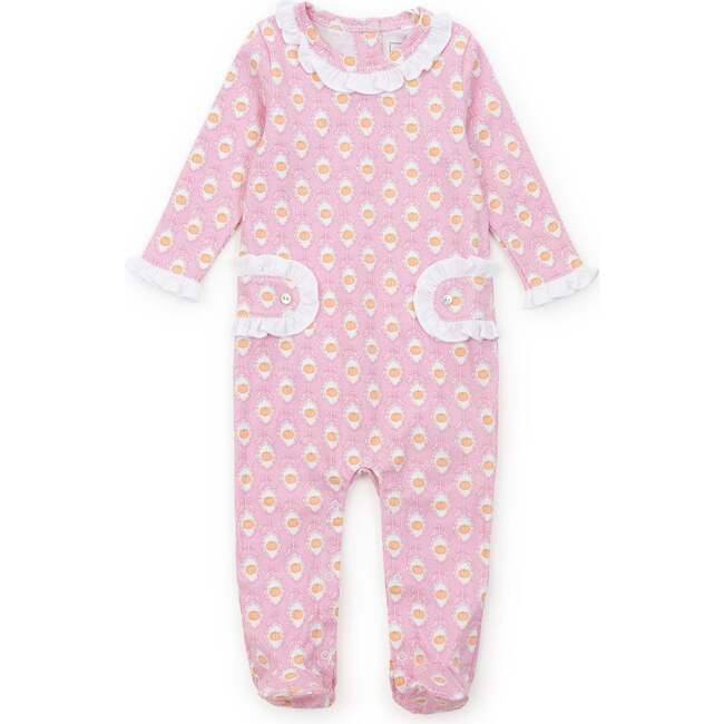 Lucy Girls' Romper, Pretty Pumpkins