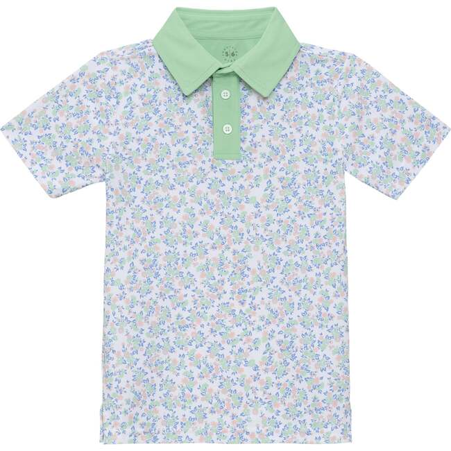 Boys Floral Polo, Floral Multi