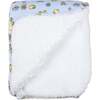 Easter Bunny Blue Bamboo Sherpa Blanket, Blue - Blankets - 2