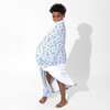 Easter Bunny Blue Bamboo Sherpa Blanket, Blue - Blankets - 3