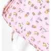 Easter Bunny Pink Bamboo Sherpa Blanket, Pink - Blankets - 3