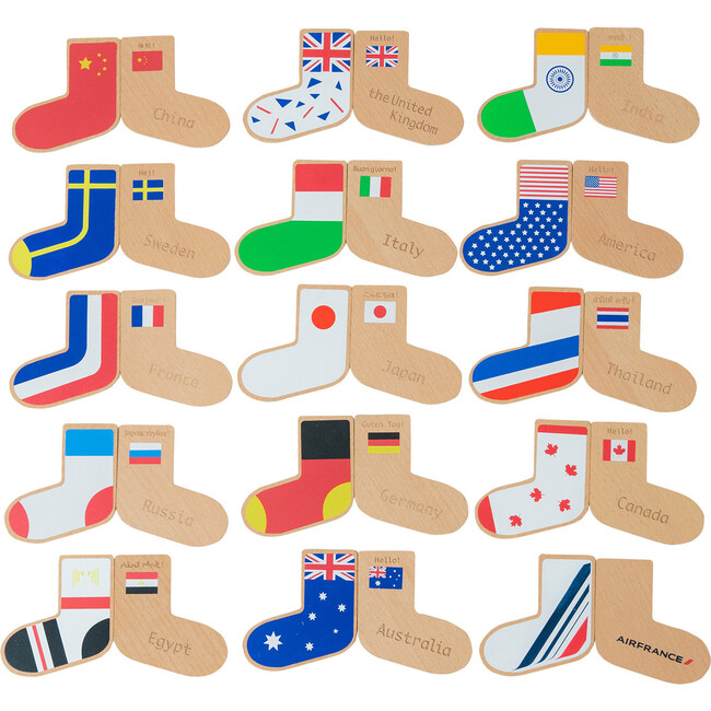 step to the world matching game