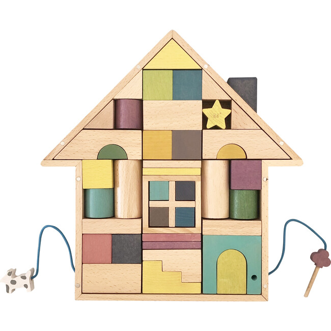 Tsumiki tidy toy block set house