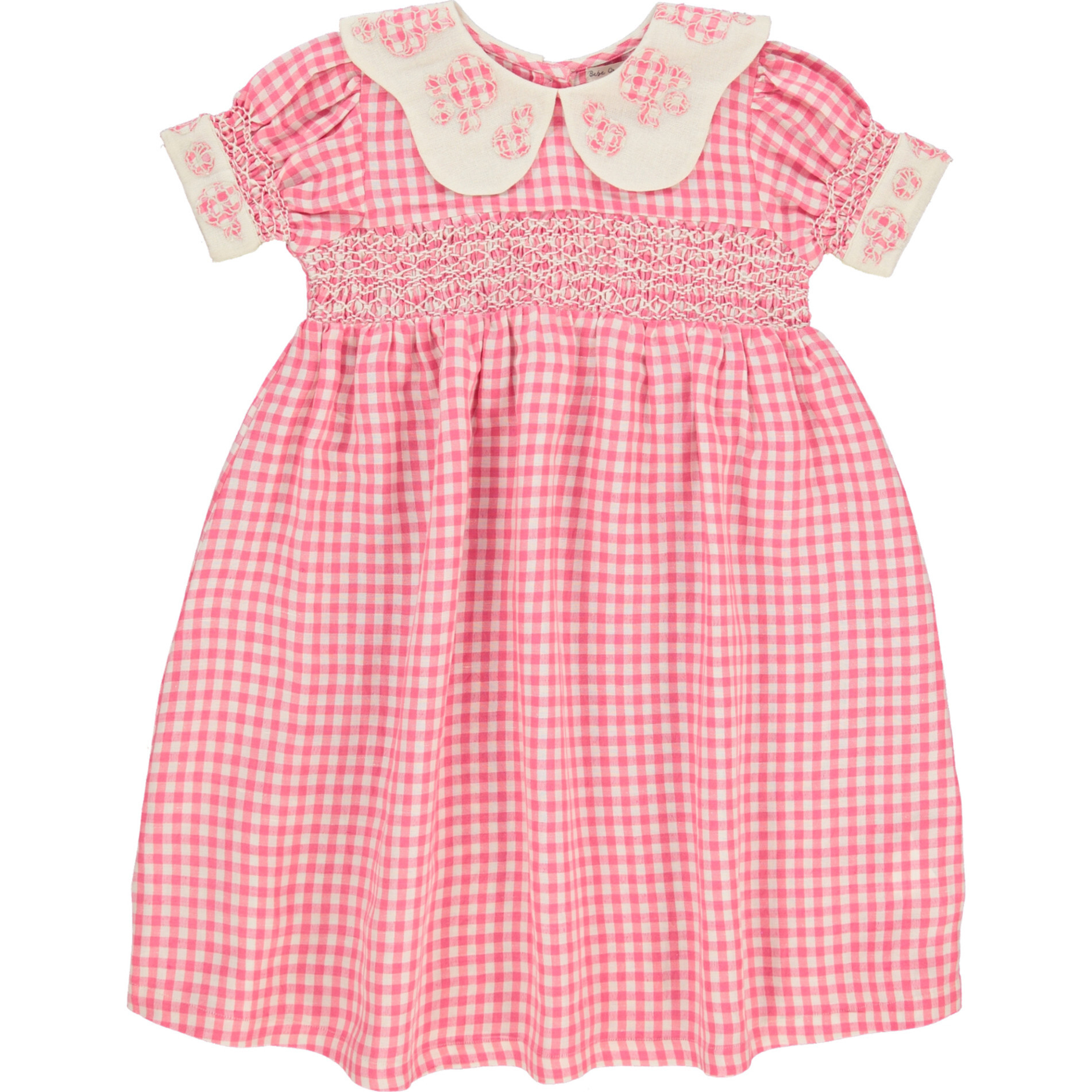 Bella Dress, Garden Gingham - Bebe Organic Dresses | Maisonette