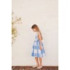 Elsa Apron Dress, Atlantic Floral Dot - Dresses - 3