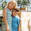 Block Print Ruffle Dress - Dresses - 4