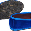 Women's Electra Piped Velvet Slip-On Shoes, Electric Blue - Slip Ons - 3
