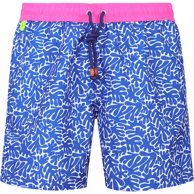 Men's Trawangan Swim Trunk, Navy Maupiti