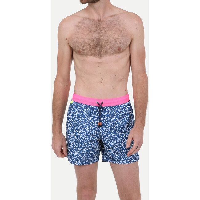 Men's Trawangan Swim Trunk, Navy Maupiti - Swim Trunks - 2