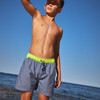 Meno Fluorescent Waist Print Swim Trunk, Nagoya - Swim Trunks - 2