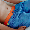 Boys Meno Swim Trunk, Sky Blue Azulejos - Swim Trunks - 3