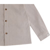 Nitou Classic Collar Long Sleeve Front Button Shirt, Soft Taupe - Shirts - 5