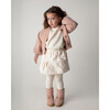 Zinne Wave Knit Blouson Sleeve Cardigan, Cloudy Rose - Cardigans - 2