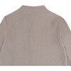 Nitou Classic Collar Long Sleeve Front Button Shirt, Soft Taupe - Shirts - 6