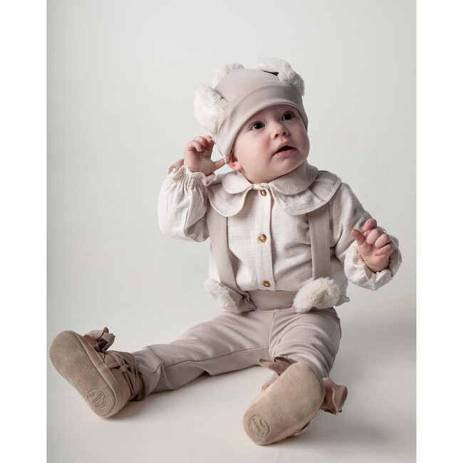 Sieffi Shoulder Strap With Ears Leggings, Bunny Soft Sand - Leggings - 2