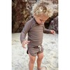 Nella High Neck Long Sleeve Rash Shirt, Tort - Rash Guards - 2