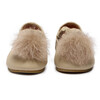 Izebella Sheep Leather Elastic Strap Ballerinas, Ivory - Mary Janes - 5