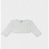 Enya Baby Bolero, White - Blouses - 1 - thumbnail