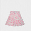 Donatella Girl Skirt, Fuchsia Hearts - Skirts - 1 - thumbnail