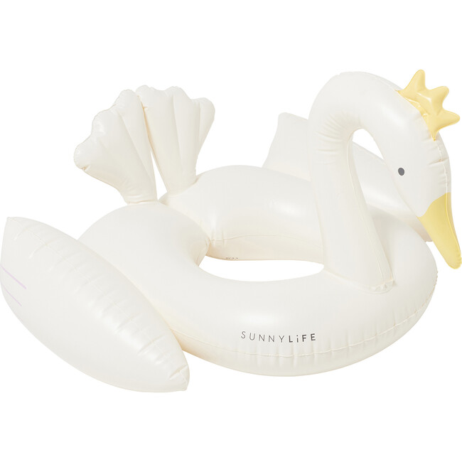Tube Pool Ring: Princess Swan, White