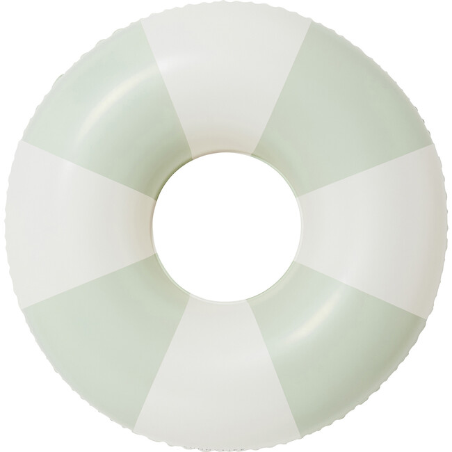 Tube Pool Ring: The Vacay, Soft Olive Stripe
