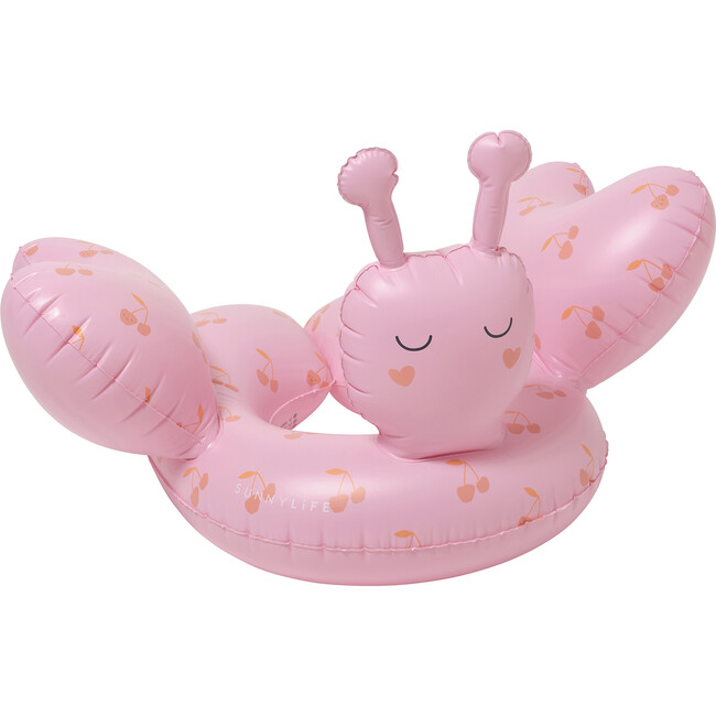 Tube Pool Ring: Cotton Candy Cherry Butterfly, Pink - Pool Floats - 1